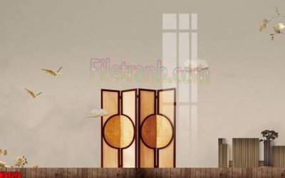 File in trần File tranh gốc tổng hợp tranh nền tường đẹp K94278 (bản gốc) trời sao