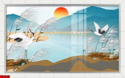 File in mica File tranh gốc tổng hợp tranh nền tường đẹp K94345 (ảnh gốc) đẹp