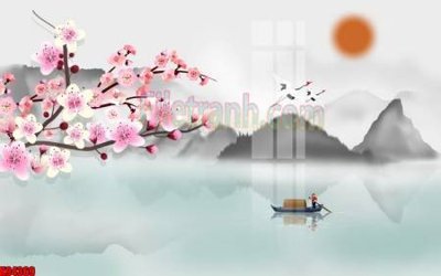 File tranh File tranh gốc tổng hợp tranh nền tường đẹp K94369 (gốc) in vải canvas