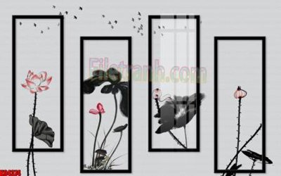 File in mica File tranh gốc tổng hợp tranh nền tường đẹp K94374 (bản gốc) siêu trong