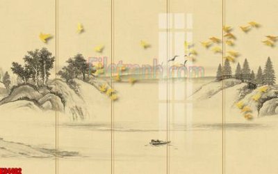 File ảnh File tranh gốc tổng hợp tranh nền tường đẹp K94402 (gốc) cho trang trí nhà hàng