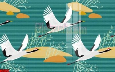 File in mica File tranh gốc tổng hợp tranh nền tường đẹp K94537 (bản gốc) làm vách ngăn