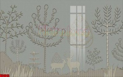 Download file gốc File tranh gốc tổng hợp tranh nền tường đẹp K94613 (in lụa) hoa lá