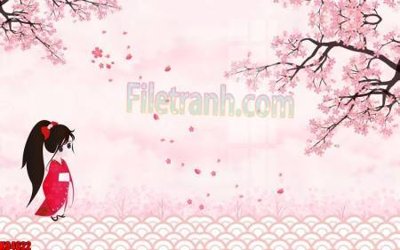 File gốc File tranh gốc tổng hợp tranh nền tường đẹp K94622 (in lụa) chi tiết cao