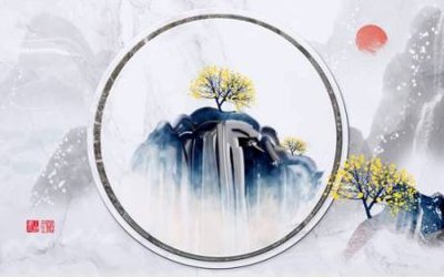 File PSD File tranh gốc tổng hợp tranh nền tường đẹp K95014 (bản gốc) độ phân giải cao