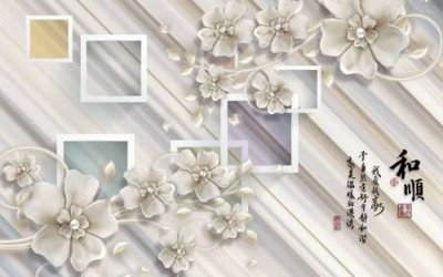 File gốc File tranh gốc tổng hợp tranh nền tường đẹp K95061 (in tráng gương) ốp tường