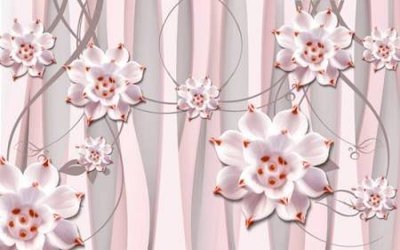 File gốc File tranh gốc tổng hợp tranh nền tường đẹp K95190 (in lụa) họa tiết 3D