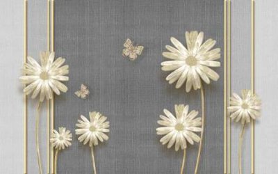 File tranh File tranh gốc tổng hợp tranh nền tường đẹp K95407 (bản gốc) in lụa 3D