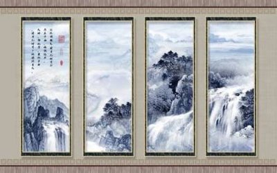 File tranh File tranh gốc tổng hợp tranh nền tường đẹp K95586 (ảnh gốc) cho in ấn kỹ thuật số