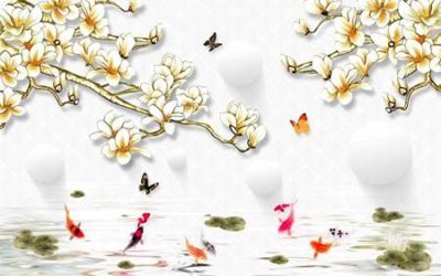 File gốc File tranh gốc tổng hợp tranh nền tường đẹp K95739 (in 3D) cho trang trí