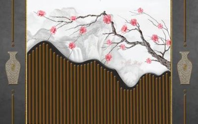 File gốc File tranh gốc tổng hợp tranh nền tường đẹp K95744 (in mica) làm bảng hiệu