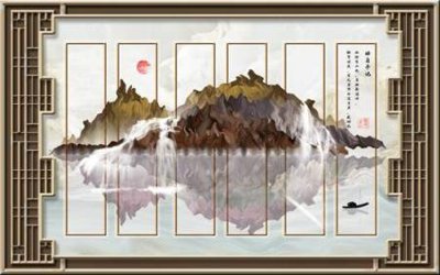 Tải file File tranh gốc tổng hợp tranh nền tường đẹp K95885 (PSD) cho in ấn quảng cáo