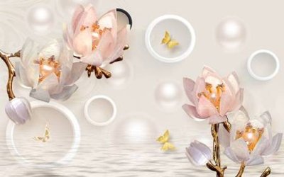 File gốc File tranh gốc tổng hợp tranh nền tường đẹp K95939 (phiên bản chuẩn) để in ấn