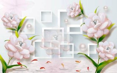 File tranh File tranh gốc tổng hợp tranh nền tường đẹp K96049 (gốc) in vải canvas