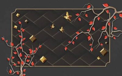 Tải xuống file tranh gốc File tranh gốc tổng hợp tranh nền tường đẹp K96076 (PSD/TIFF)