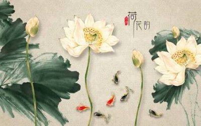 Tải file File tranh gốc tổng hợp tranh nền tường đẹp K96099 (PSD) cho in ấn quảng cáo