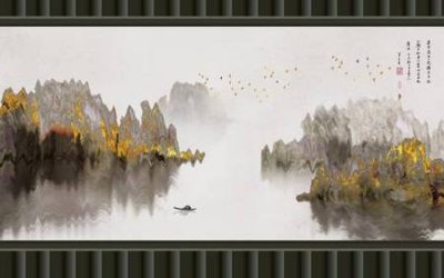 Download file gốc File tranh gốc tổng hợp tranh nền tường đẹp K96165 (in mica) trang trí