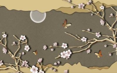 File tranh File tranh gốc tổng hợp tranh nền tường đẹp K96208 (gốc) in backlit film