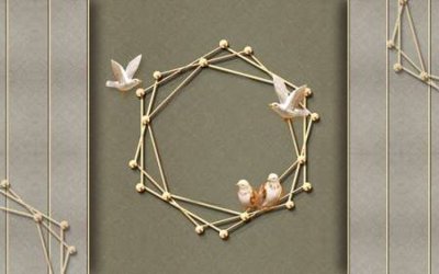 File tranh File tranh gốc tổng hợp tranh nền tường đẹp K96252 (bản gốc) in lụa 3D