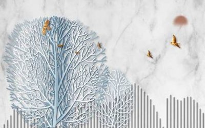 Tải file gốc File tranh gốc tổng hợp tranh nền tường đẹp K96348 dùng cho in ấn