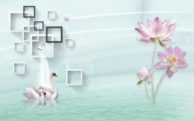 File gốc File tranh gốc tổng hợp tranh nền tường đẹp K96415 (thiết kế) cho in ấn