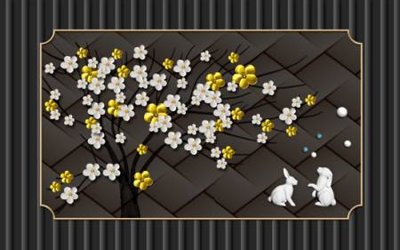 File tranh File tranh gốc tổng hợp tranh nền tường đẹp K96466 (gốc) in backlit film