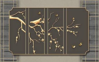 File tranh File tranh gốc tổng hợp tranh nền tường đẹp K96539 (file gốc) chuẩn màu in