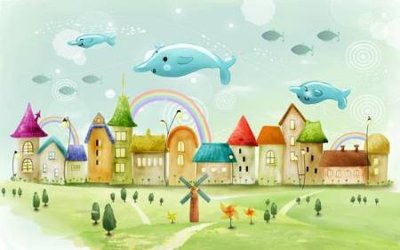 File in trần File tranh gốc tổng hợp tranh nền tường đẹp K96550 (bản gốc) đại dương