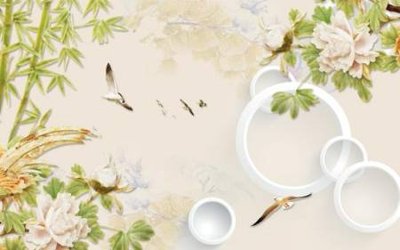 File tranh File tranh gốc tổng hợp tranh nền tường đẹp K96575 (bản gốc) in lụa 5D