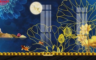 Chi tiết file gốc File gốc in tranh tổng hợp K9666 (cho in tráng gương)