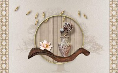 File in trần File tranh gốc tổng hợp tranh nền tường đẹp K96747 (file gốc) hoa văn 3D