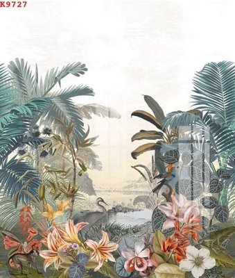 Ảnh gốc File gốc in tranh tổng hợp K9727 (nét căng) in mica