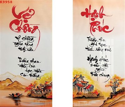 File gốc File gốc in tranh tổng hợp K9958 (bản quyền) cho in ấn