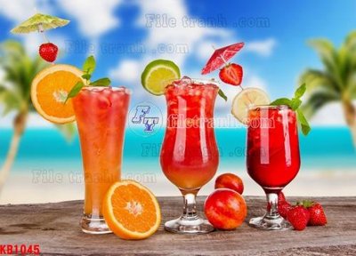 File in trần File in kính bếp KB1045 (bản gốc) bầu trời