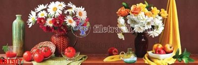 File in trần File in kính bếp KB1507 (bản gốc) phong cảnh