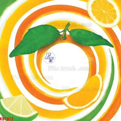 File in trần File in kính bếp KB1912 (bản gốc) phong cảnh