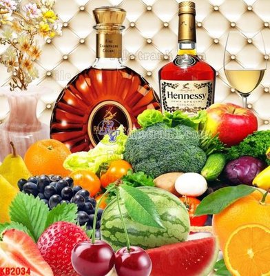 File gốc File in kính bếp KB2034 (in lụa) tranh mã đáo