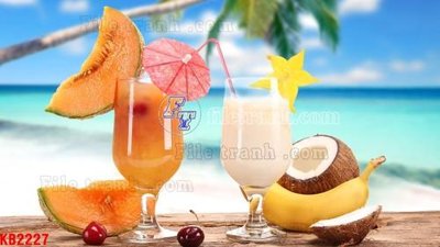 File tranh File in kính bếp KB2227 (bản gốc) in lụa 3D