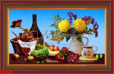 File in lụa File in kính bếp KB2408 (tân cổ điển) File in kính bếp KB2408