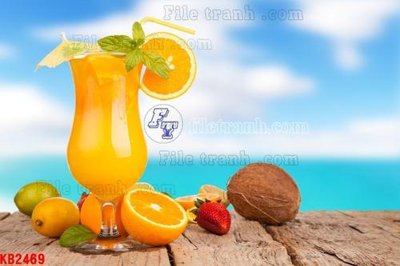 File tranh File in kính bếp KB2469 (bản gốc) treo phòng ăn