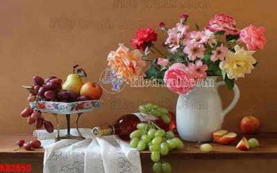 File in trần File in kính bếp KB2650 (bản gốc) phong cảnh