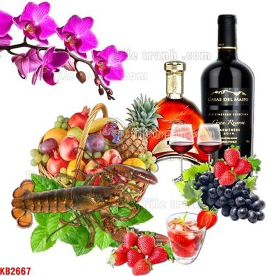 File in trần File in kính bếp KB2667 (file gốc) phong thủy