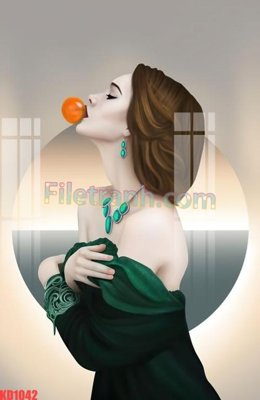 Tải file File gốc in tranh nền tường tổng hợp KD1042 (ảnh gốc) in tráng gương