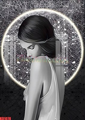 File gốc File gốc in tranh nền tường tổng hợp KD1078 (in lụa) họa tiết 3D