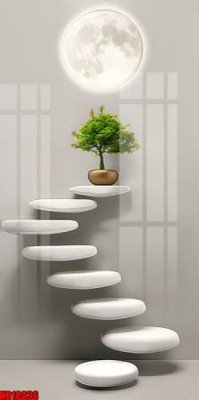 File gốc File tranh in décor tranh treo tường tổng hợp KD10836 (cho in UV) siêu nét