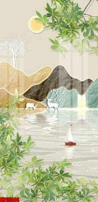 File tranh gốc File tranh in décor tranh treo tường tổng hợp KD10844 (bản quyền) file PSD