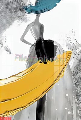 File gốc File gốc in tranh nền tường tổng hợp KD1092 (in ấn) màu sắc trung thực