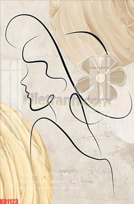 File gốc File gốc in tranh nền tường tổng hợp KD1123 (in tráng gương) hiện đại