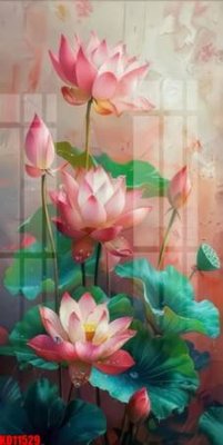 File in trần File tranh in décor tranh treo tường tổng hợp KD11529 (bản gốc 3D) sống động