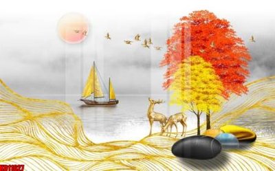 File tranh File tranh in décor tranh treo tường tổng hợp KD11627 (gốc) in vải canvas